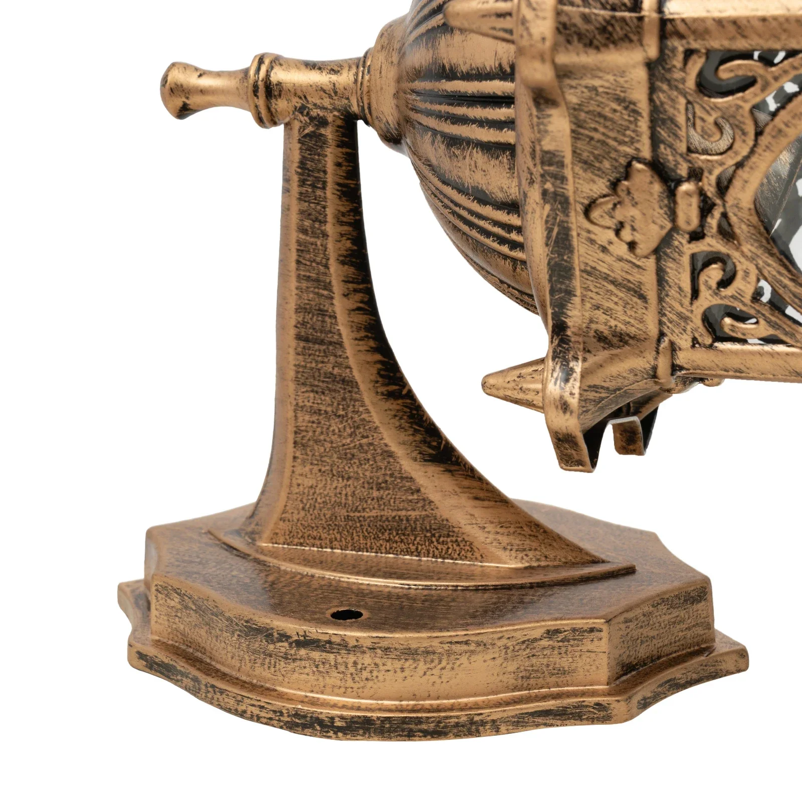 Lampada da parete per esterni, lampade da parete per esterni retrò con paralume in vetro trasparente, luci per portico in alluminio per corridori, balconi