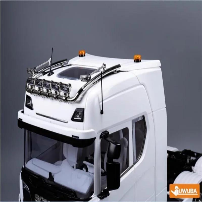 

Led 360 Degree Rotating Light Rc Model Warning Light For 1/14 Tamiya Rc Dump Truck 770s R620 Benz Arocs Man Tgx Car