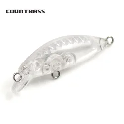 Countbass 10Pcs Blank Hard Lures, 35mm/1.4