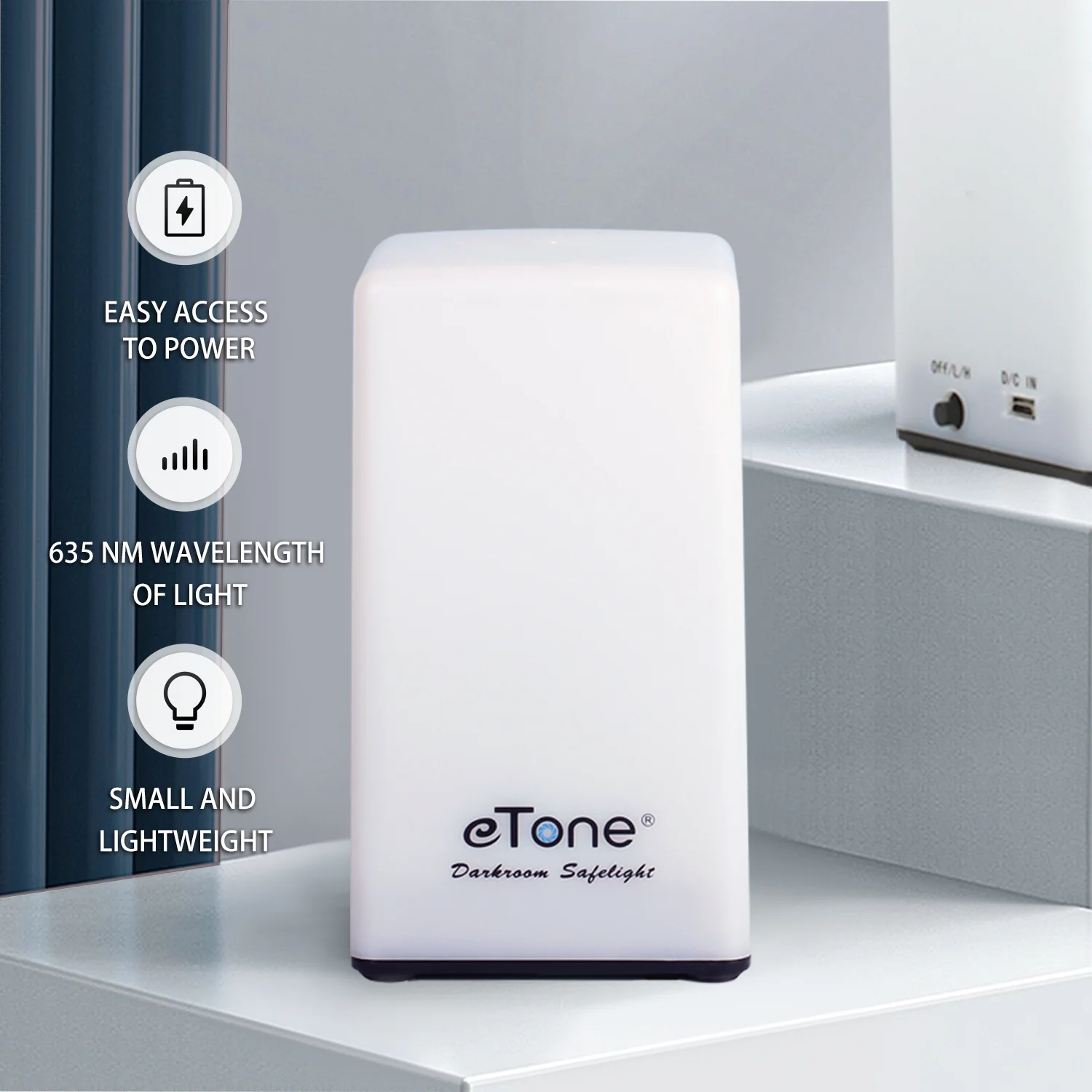 Tемной камере переносные предохранительные лампы cветильник длиной волны 635 нм для обработки черно - белой пленки и фотобумаги