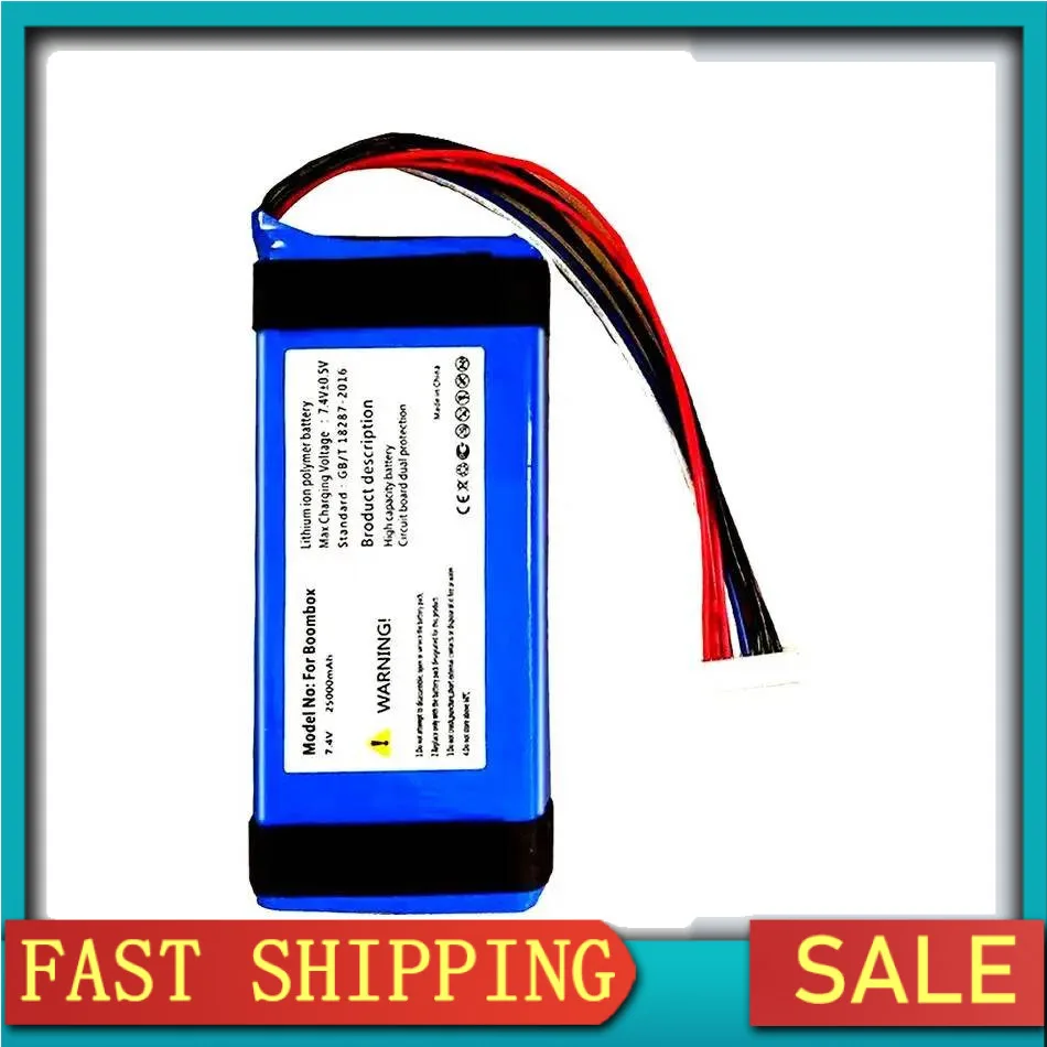 

For Jbl Boombox, JEM3316,JEM3317,JEM3318 Long Lasting Speaker Battery 25000mAh GSP0931134 01