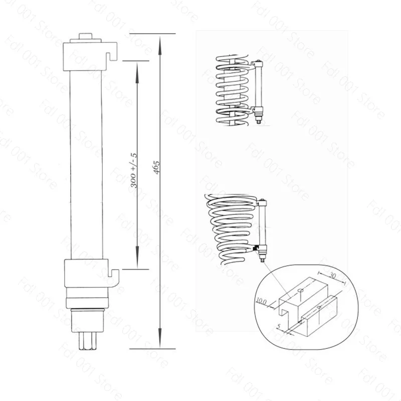 New Integrated Multi Angle Detachable Shock Absorber Spring Compressor Shock Absorber Disassembly Tool