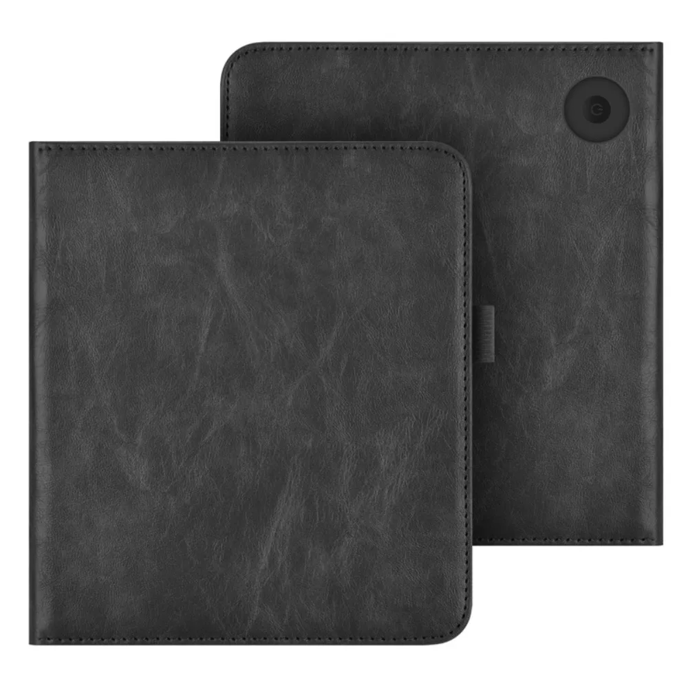 

Hand Support 7 inch eReader Case Auto Sleep/Wake PU Leather Protective Shell Shockproof for KOBO Libra Colour 2024