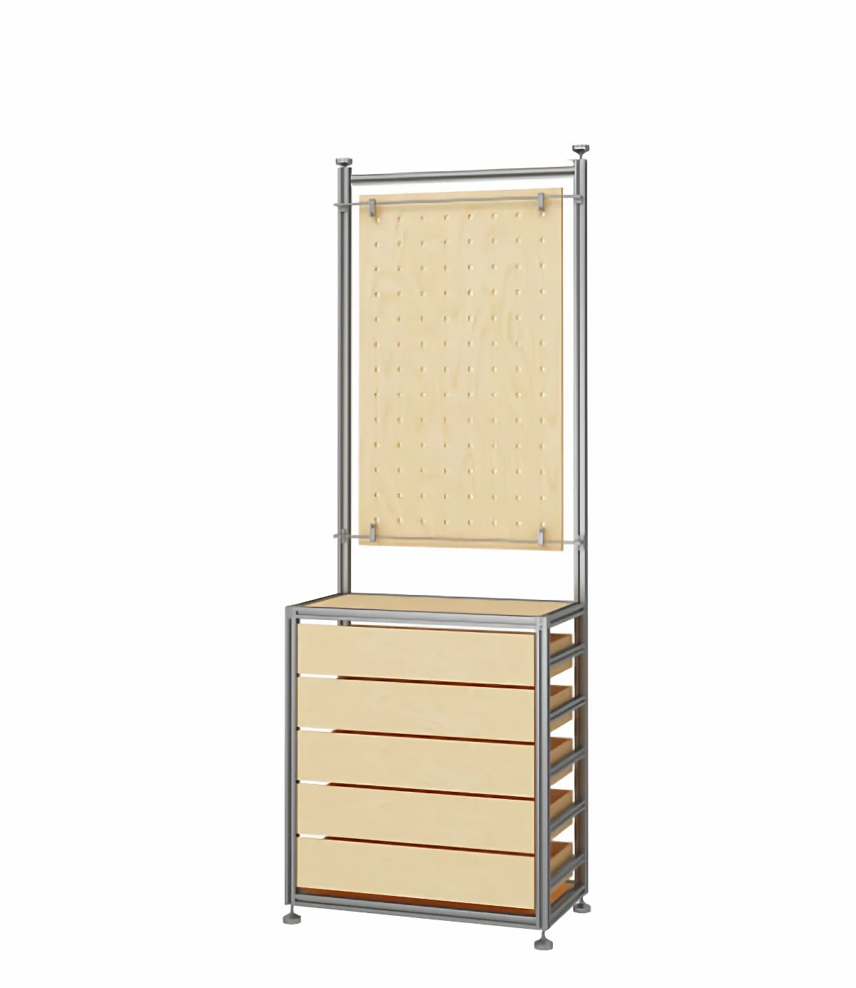 Display case Floor storage shelf Container floor type 6