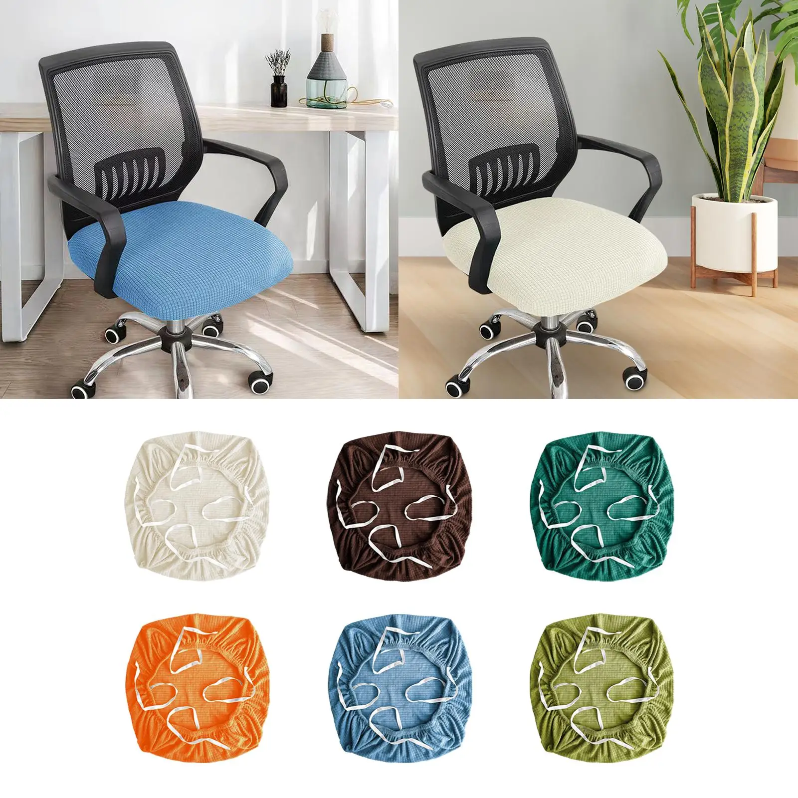 Office Chair Reference for Rotating Chairs, Universal Cover, Washable, Non -slip