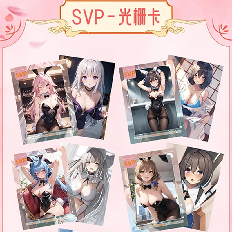 New Goddess Card Girls Feast Collection Hobby Collectible Card Bikini Summer Suit Doujin Anime Booster Box Toy Gifts