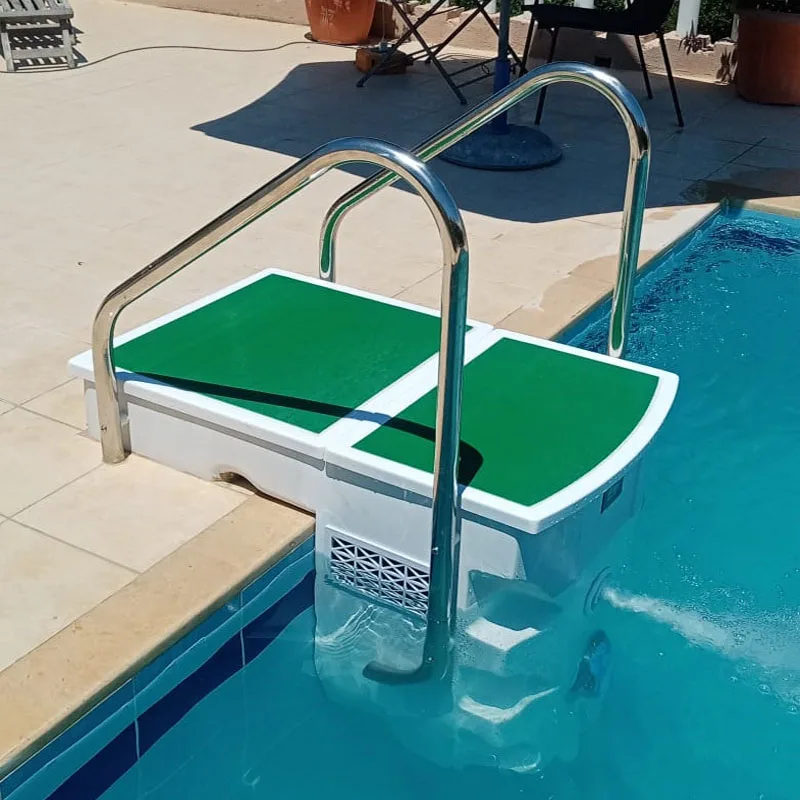 

Wall-Hung Integrated Pool Filtration Wall Mouted Pipeless Integrative Swimming Pool Filter with Handrails