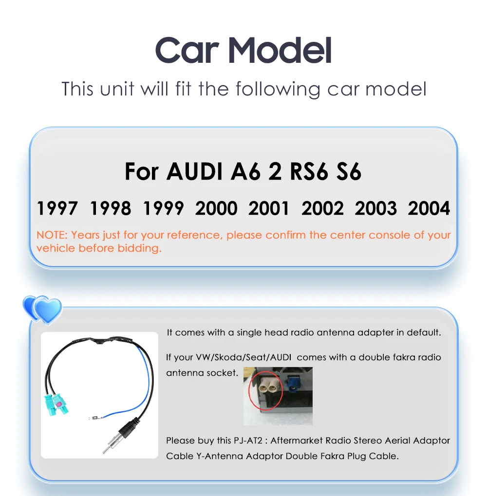 Hizpo Wireless CarPlay Android Auto Radio For Audi A6 C5 2 RS6 S6 1997 - 2004 4G Car Intelligent Systems Multimedia GPS 2din RDS