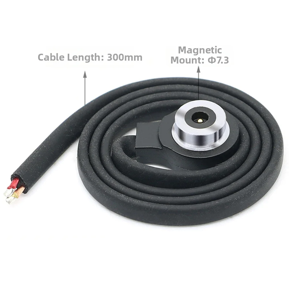 Waterproof 12V Magnetic Head Connector Cable 2.8A Rated Current Compatible with MCK2 Male CX06M Female and Interfaces