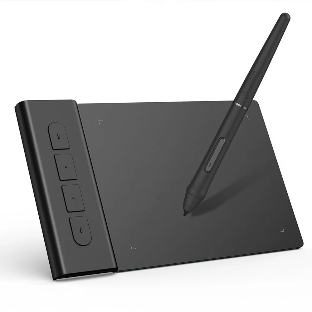 VK430 4x3 Inch Drawing Tablet Battery Free Pen 8192 Levels 290RPS 4 Hotkeys USB-C For OSU Windows Mac Android Chromebook
