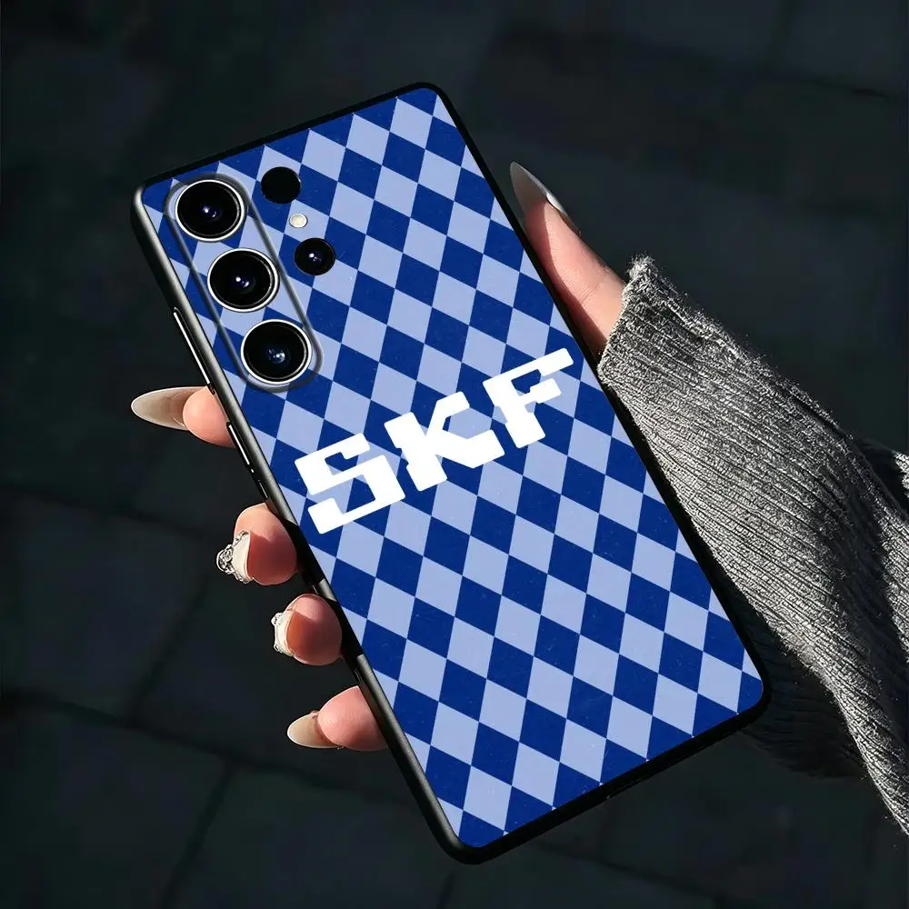 Industrial company logo Skf Phone Case For Samsung Galaxy S26 S25 S24 S23 S22 S21 S20 Plus Ultra Fold A Soft Black