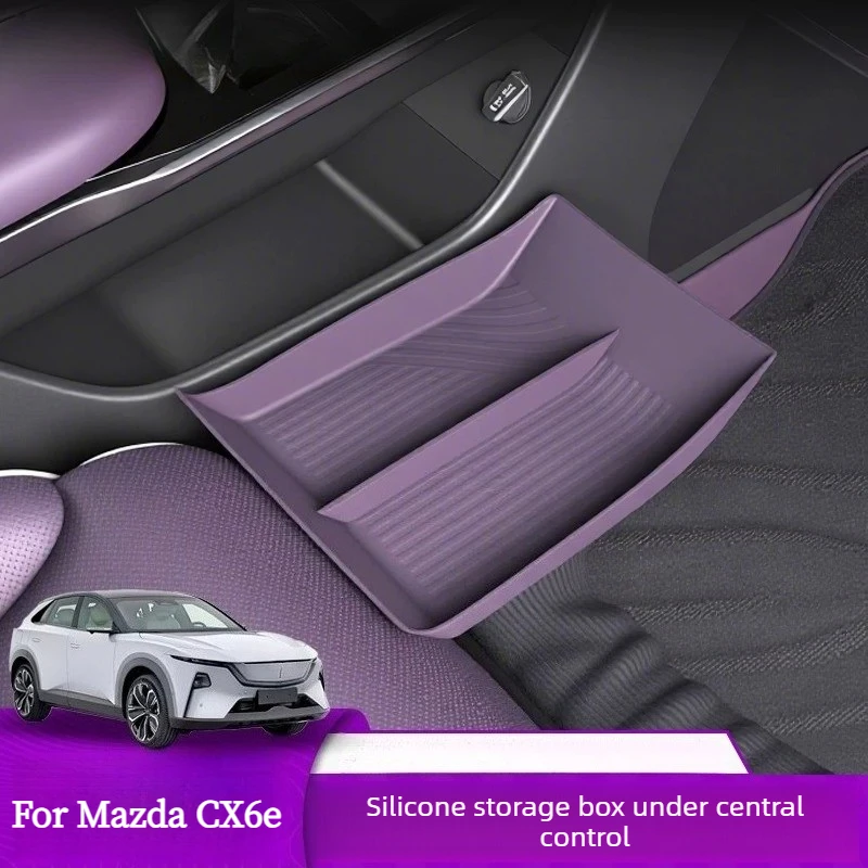 Image of Original Design Silikon-Schutzmatte für die untere Mittelkonsole, Innenraum-Upgrade-Modifikationsteile für Mazda CX6e EZ60