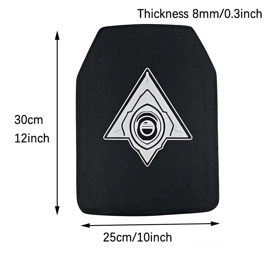 US spot goods!  8mm PEUD IIIA grade bulletproof board 10x12 inches, tax-free and free shipping, fast delivery