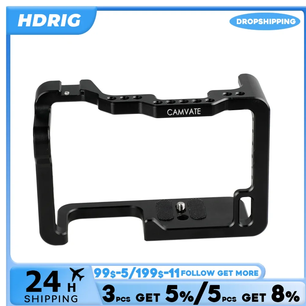 HDRIG-jaula de cámara para Panasonic GH5, marco completo con montaje de zapata para cámaras Panasonic GH5 DLSR