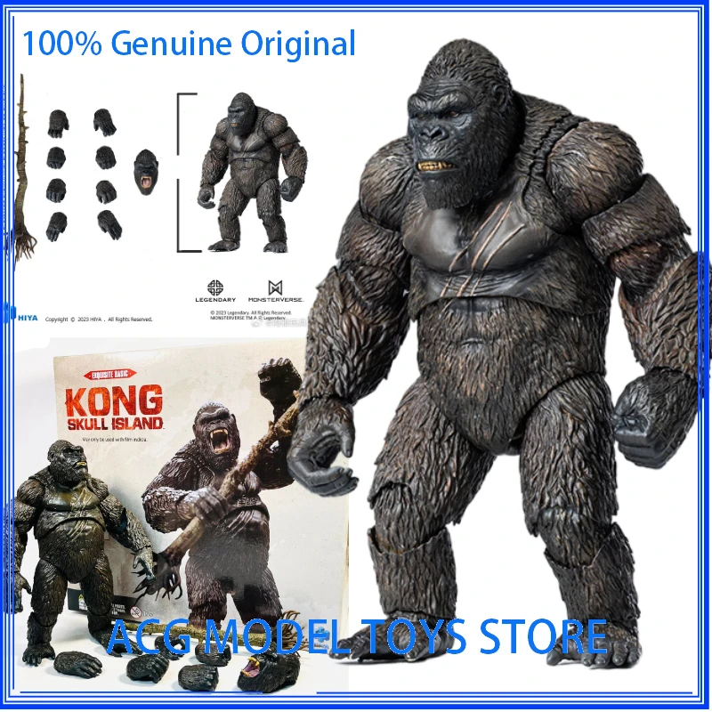 

HIYA EXQUISITE BASIC Kong Skull Island Аниме Фигурки Kong Фигурки Игрушки для мальчиков Подарок