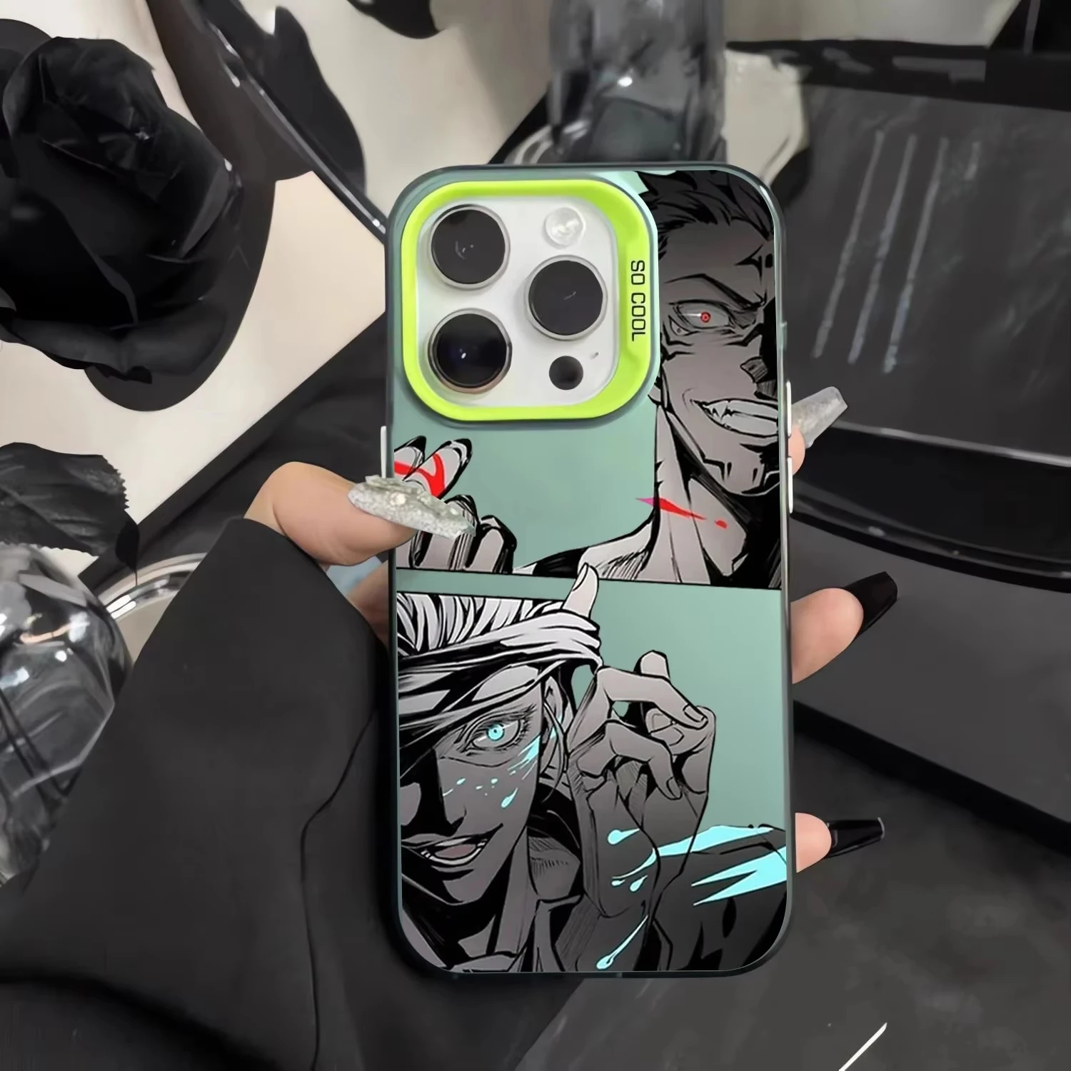 AHot Anime Jujutsu Kaisen Gojo Phone Case For Samsung Galaxy A55 A54 A35 S25 S24 S23 S22 S21 Ultra Plus Candy Matte Shockproof