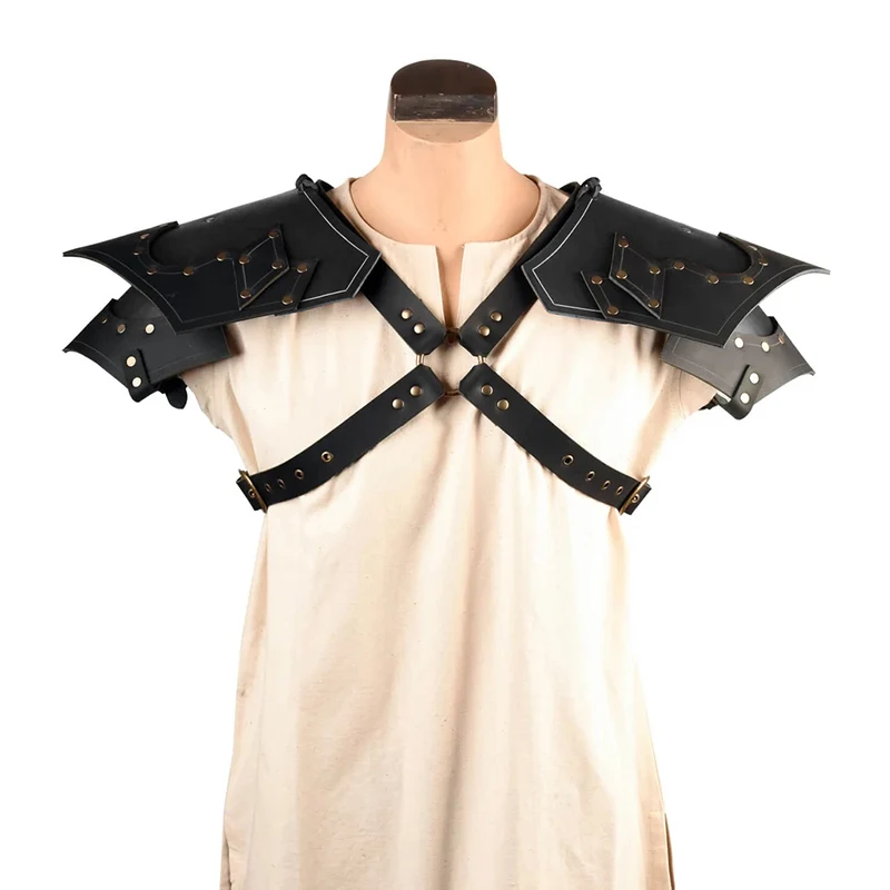 ชุดคอสเพลย์นักรบยุคกลาง ไวกิ้ง โจรสลัด อัศวิน ชุดเกราะป้องกันไหล่แบบโรมันกลาดิเอเตอร์ ซามูไร สำหรับงานคาร์นิวัล LARP