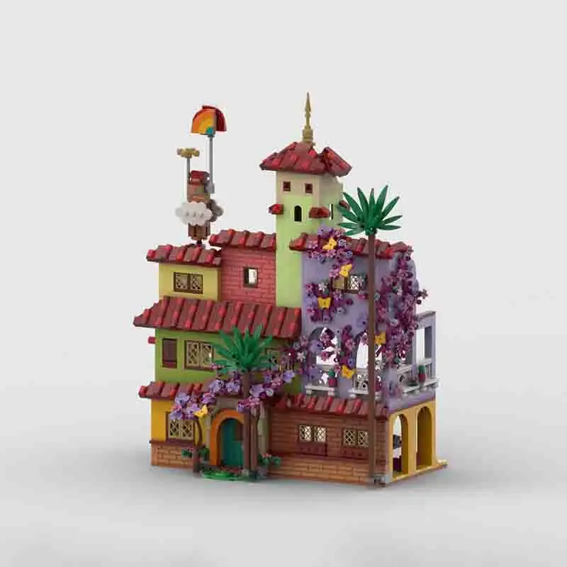 Modulair stadsgebouwmodel Moc-bouwstenen Modulair grotere residenties Technologieblokken Kerstmis DIY-speelgoed Constructiegeschenken