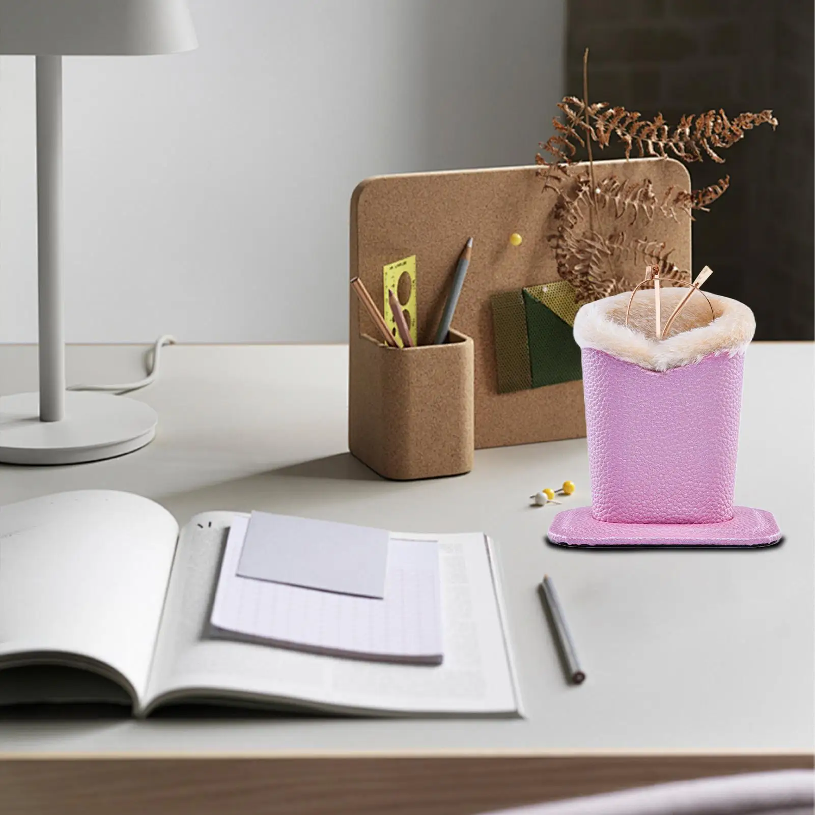 

Sunglass Holder Plush Lined Eyeglasses Holder Anti-Scratch PU Leather Organizer Funny Pouch For Living Room Dormitory Gym RV