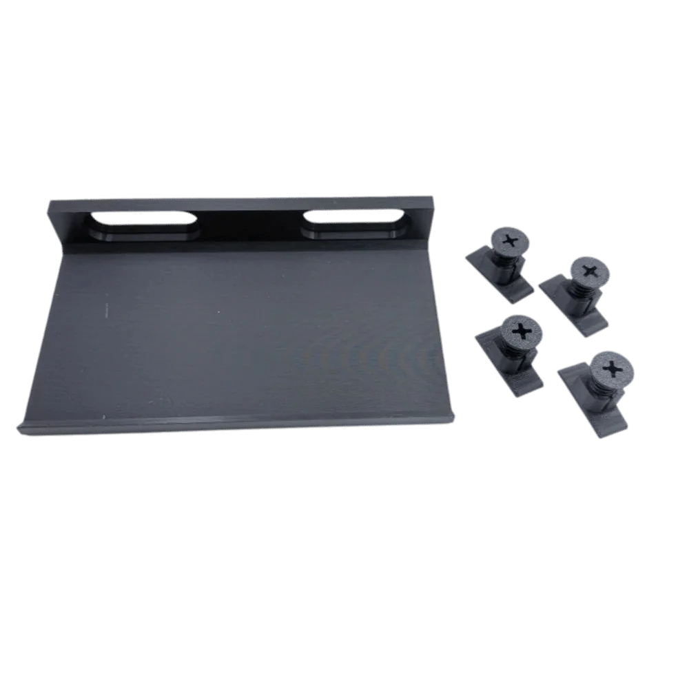 No Drill Acoustic Panel Shelf Damage-Free Floating Floating Shelf Metal Screw Raised Lip Acoustic Panel Holder Entryway