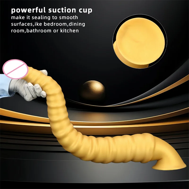 Huge Long Anal Plug Dildo G-spot Masturbation Big ButPlug Prostate Massager with Suction Cup Anus Dilator Sex Toys for Women Men image 5