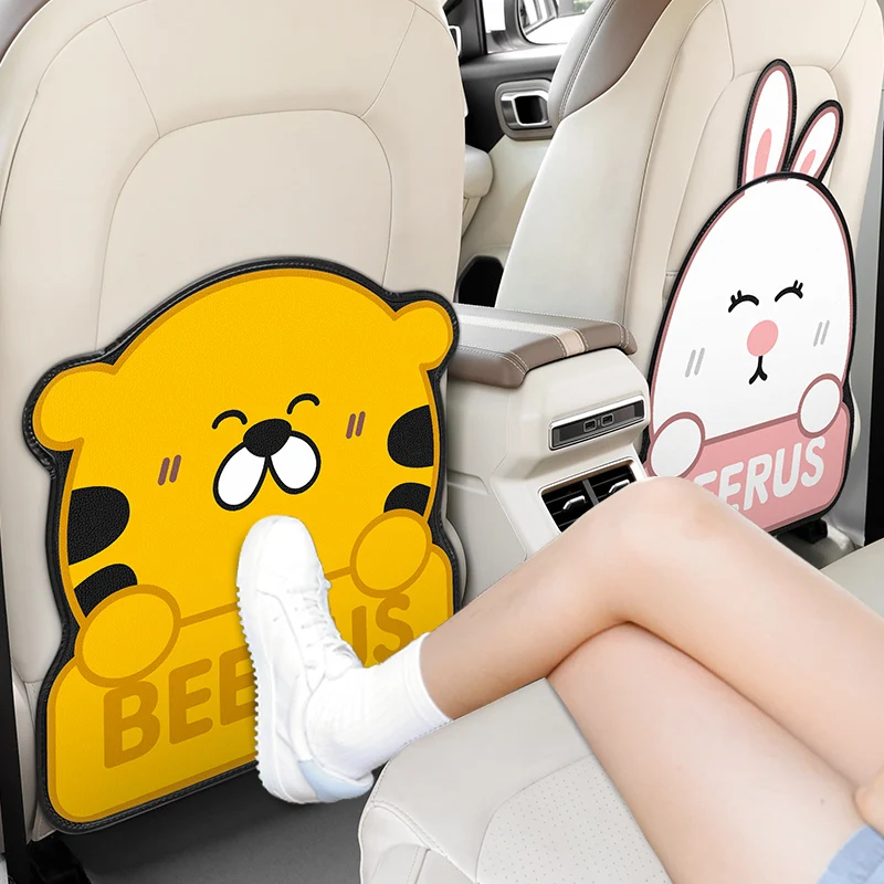 

Car anti-kick pad Rear seat Seat back Anti-dirt protective grinding pad General cartoon children's backrest protective