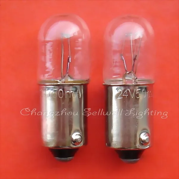 Miniature bulb 24v 50ma ba9s t10x28 A300 GOOD 10pcs sellwell lighting 2025-02