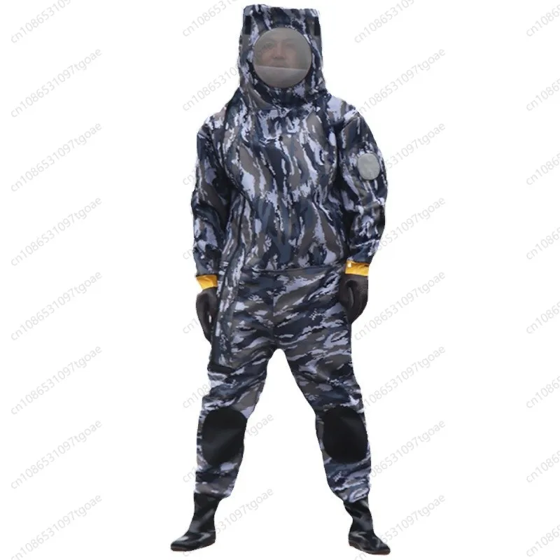 

new wasp suit one-piece anti-bee suit, wasp protective suit thickened tree climbing wear-resistant belt fan catching wasp suit