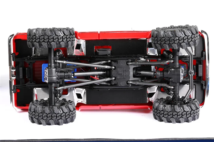 TRX4M 1 Set Simulation Metal Fender Chassis Spotlight Flat Chassis Closed for 1/18 RC Crawler TRX4-M Chevrolet K10 Upgrade Parts