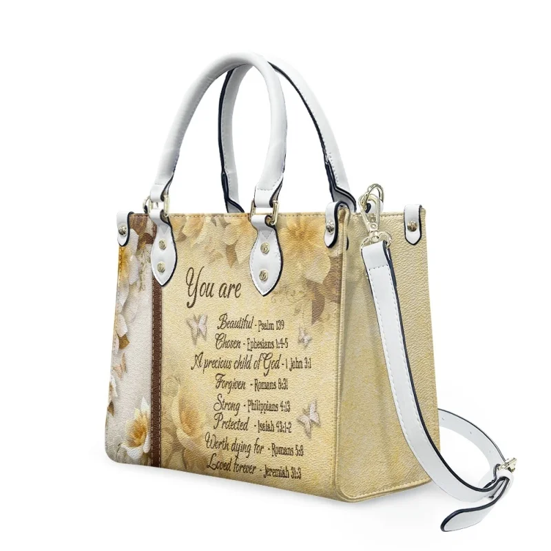 Personalizza il tuo nome immagine Handbgag borsa a tracolla piccola Vintage borse a tracolla moda pochette con manico superiore in pelle PU personalizzata