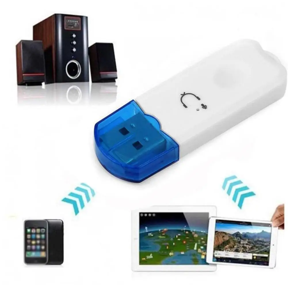 Usb Bluetooth Audio Music Receiver Wireless Mouse Keyborad  PC Speaker Adapter USB Transmitter 6 Paired Devices Same Time