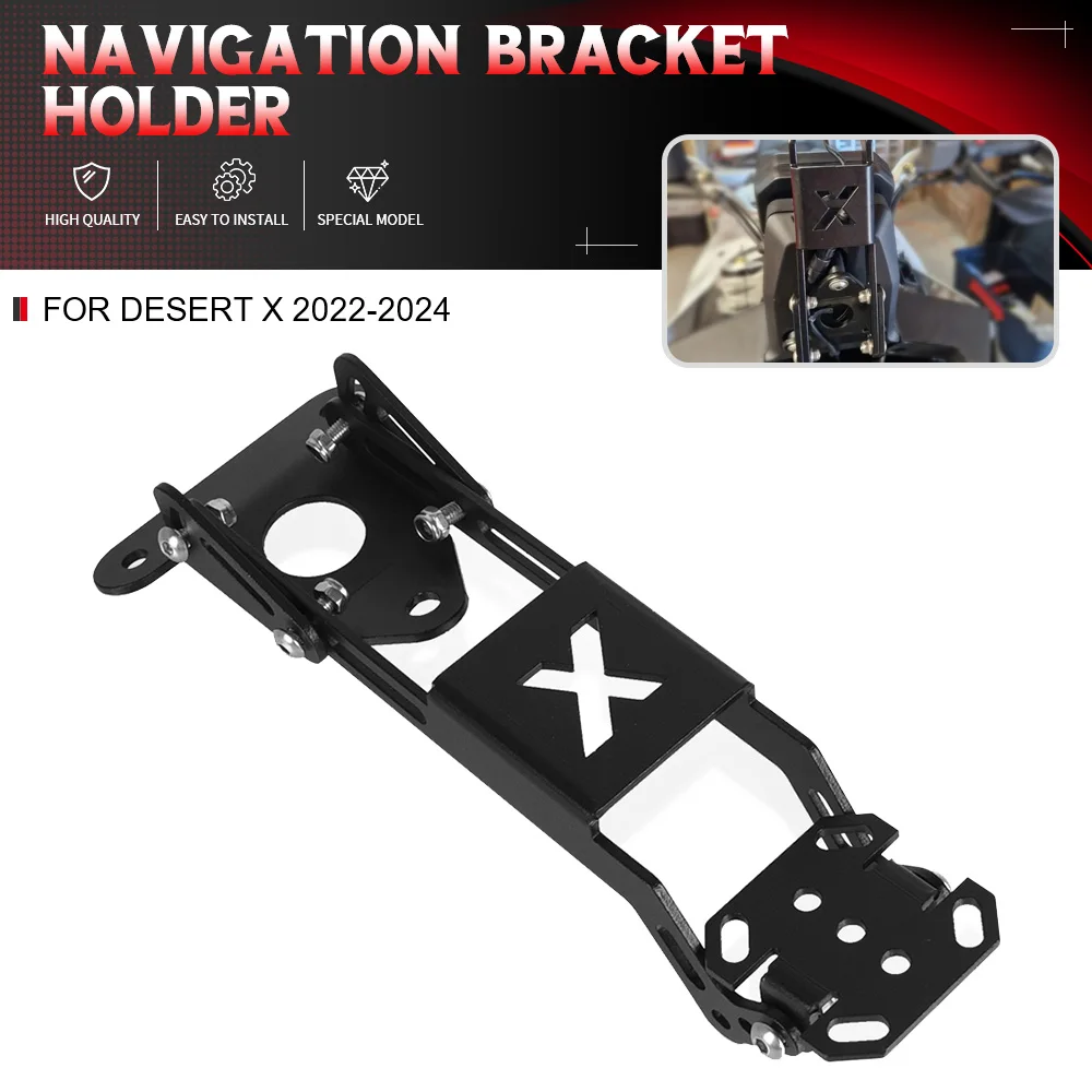 

For Ducati Desert X 2022-2023 2024 Utility And GPS NAV Mount Motorcycle Navigation GPS Support Mount Bracket Holder DesertX 2025