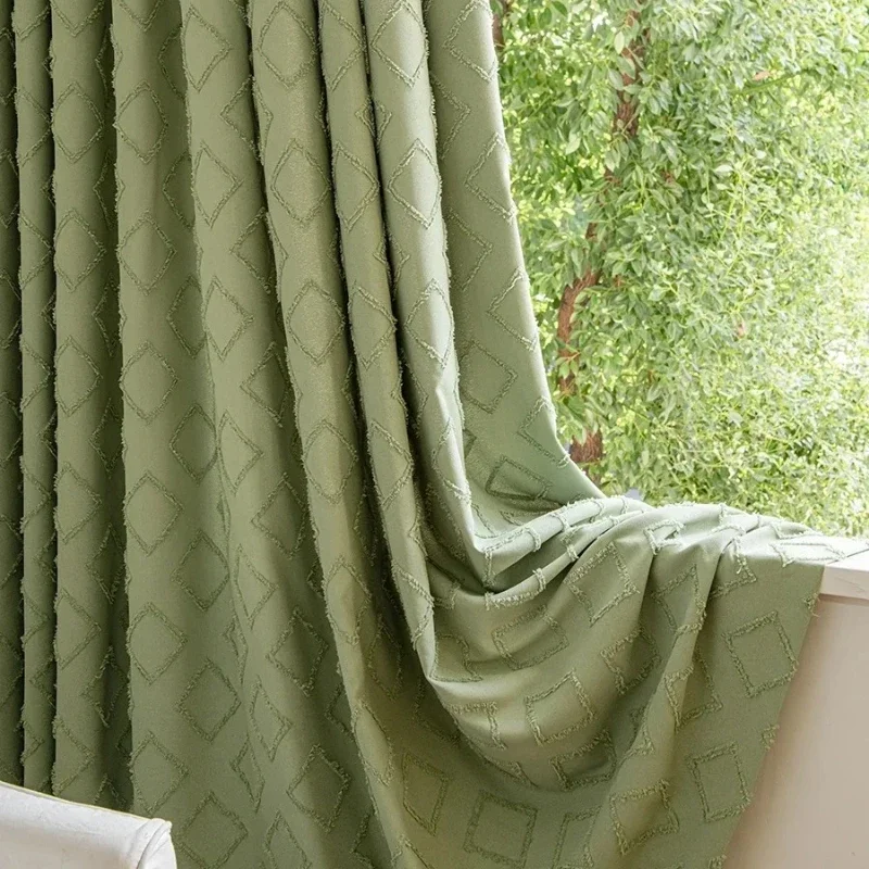 Custom Size Fashion Luxury European Curtains For Living Room Floor Curtains Bedroom Window Partition Customized