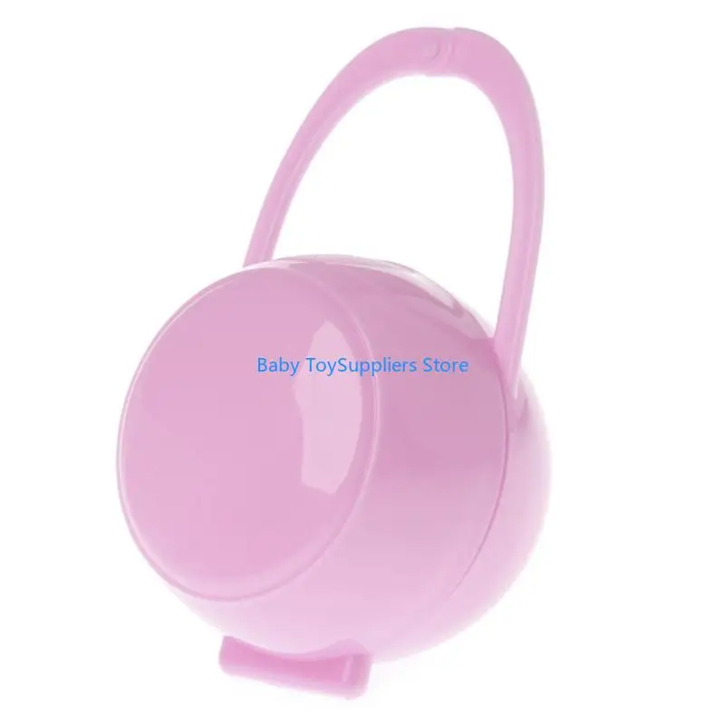 

R1WF Portable PP Baby Pacifier Box Container Dustproof Pacifier Case Holder Nipple Storage Box Travel Dust-proof Supplies