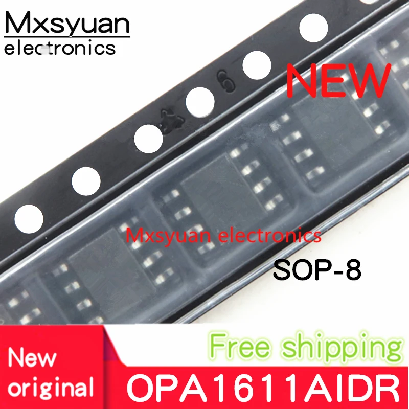 10PCS~100pcs/lot OPA1611AIDR OPA1611AID OPA1611A 1611A  SOP8 IC Chip New Original