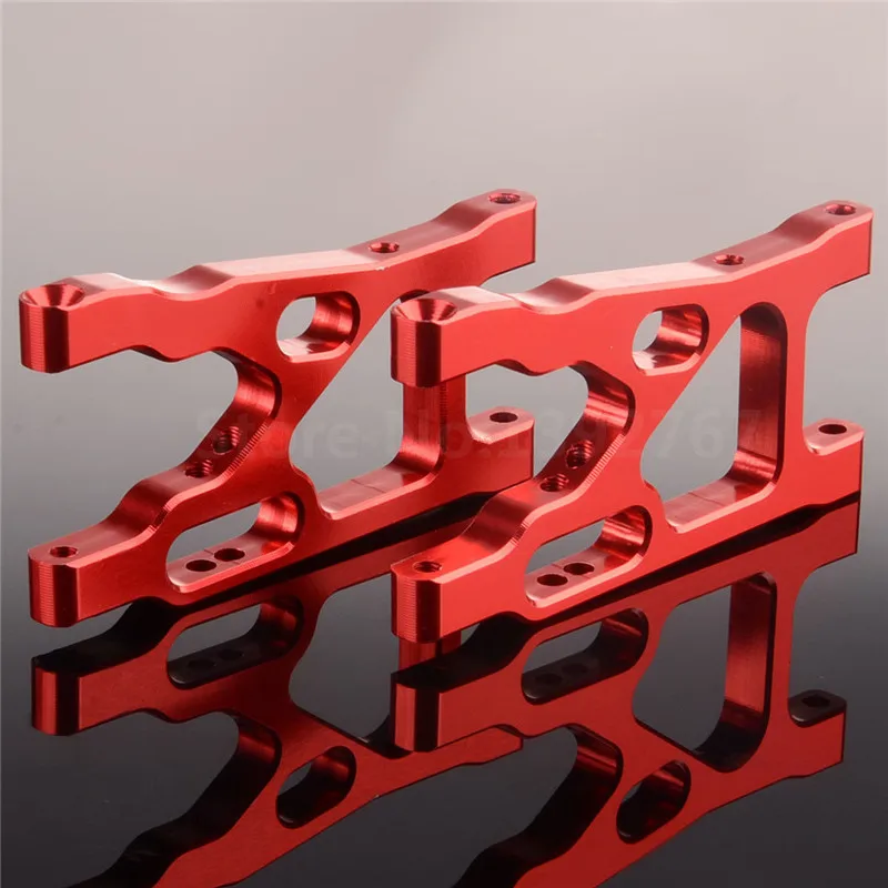 2 unids/lote Wltoys RC coche Alumbre brazo de suspensión inferior delantero K949-004 para modelos a escala 1/10 coches remotos K949 camión trepador