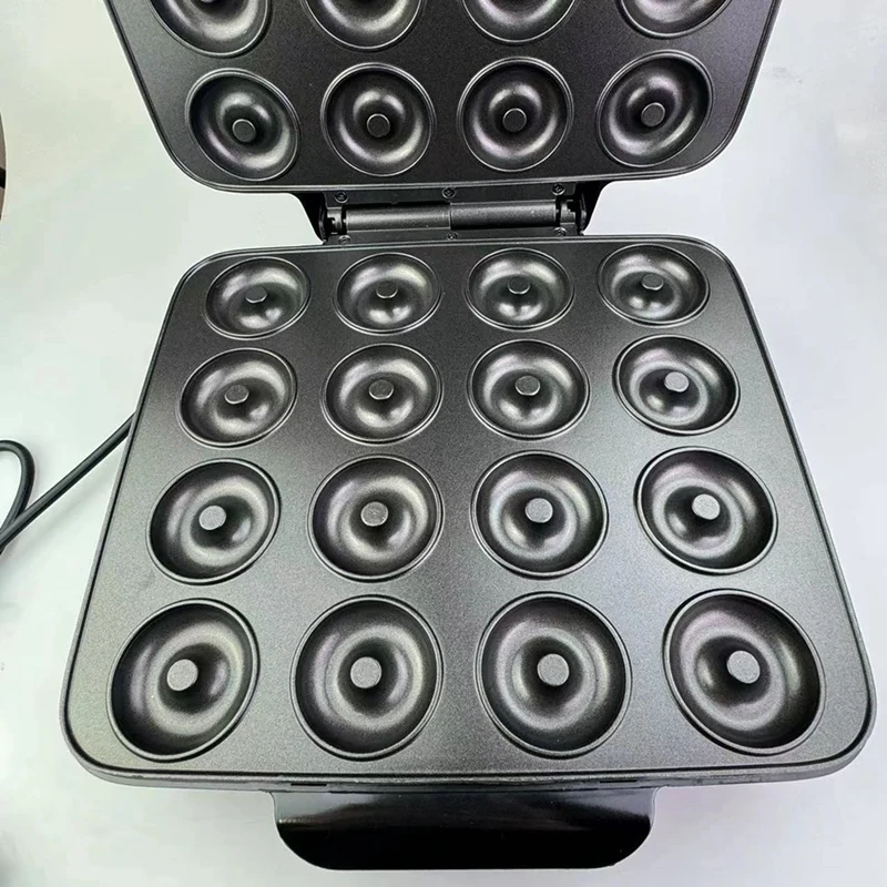 Mini Donut Maker, Mini Pancakes Maker Machine, Bake 16 Mini Doughnuts, Non-Stick Surface, Cake For Breakfast