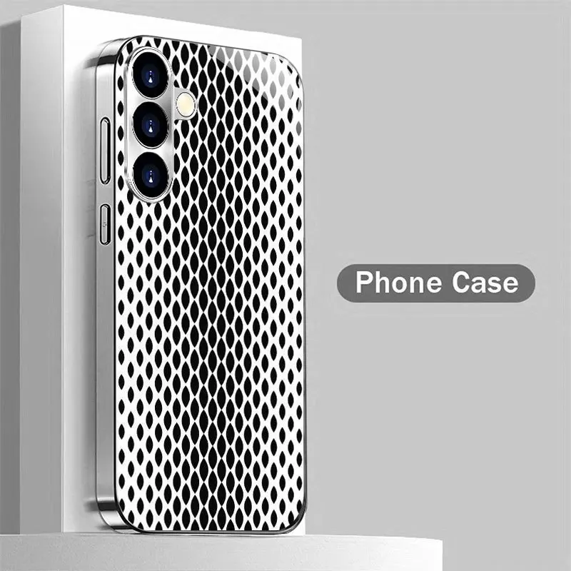 Funda de vidrio con patrón de diamante negro para Samsung Galaxy S26 S25 S24 S22 S21 S20 FE/Ultra/Plus, anti caídas 6