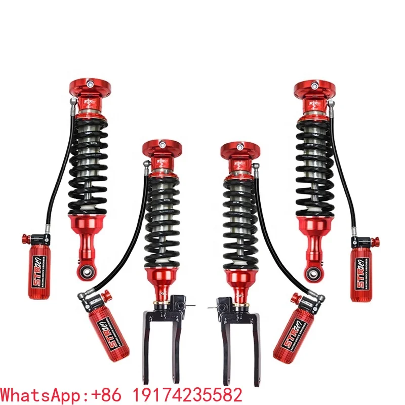 

Nitrogen Shock Absorber Retrofit Kit, Front and Rear Suspension Chassis Height Adjustable, Suitable for AUDI Q7