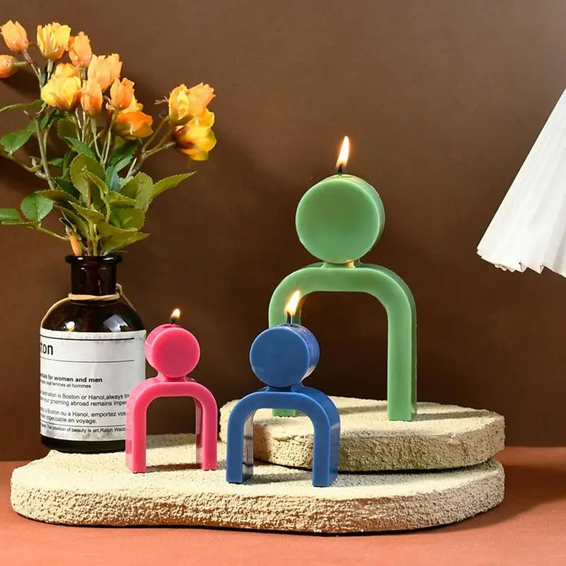 

Креативная силиконовая форма для рукоделия, смоляная форма для свечей, многоразовая силиконовая форма, антипригарная штукатурка, формы для рукоделия, настольные украшения для свечей