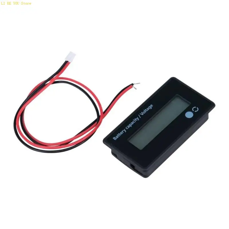 W3JE Handheld Digital Display Battery Tester Featuring Realtime Reading For 12V 24V 36V 48V 60V 72V 84V Power Sources