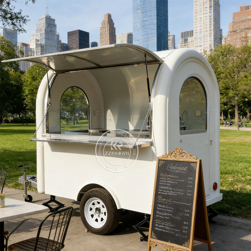 

Small Pizza Food Trailer Concession Trailer Mobile Coffee Juice Beverage Trailer High Quality Food Truck With Full Kitchen