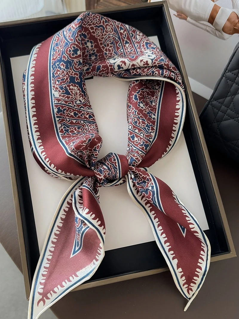 heavyweight-silk-scarf-women's-shawl-genuine-silk-handkerchief-floral-decoration-versatile-accessory-for-al
