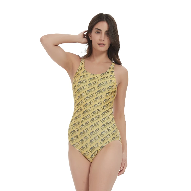 Women One Piece Professional Quick-Dry Athletic Surfing Beach SwimSuit Female WaterProof  Sports Push Up Bathing SwimWear