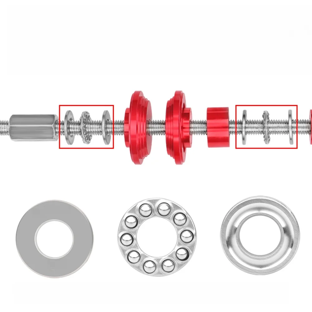 Aluminum Alloy Headset And Bottom Bracket Press Tool With Dual Thrust Bearings, CNC Machined Insertion And Removal Tool For Road