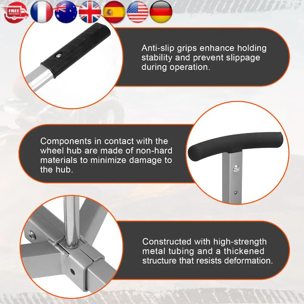 

Dirt Bike and Dual Sport Tire Changer Fits for 16in-21in Wheels Motorcycle Tire Mounting Device for Car Truck Motorcycle Garage