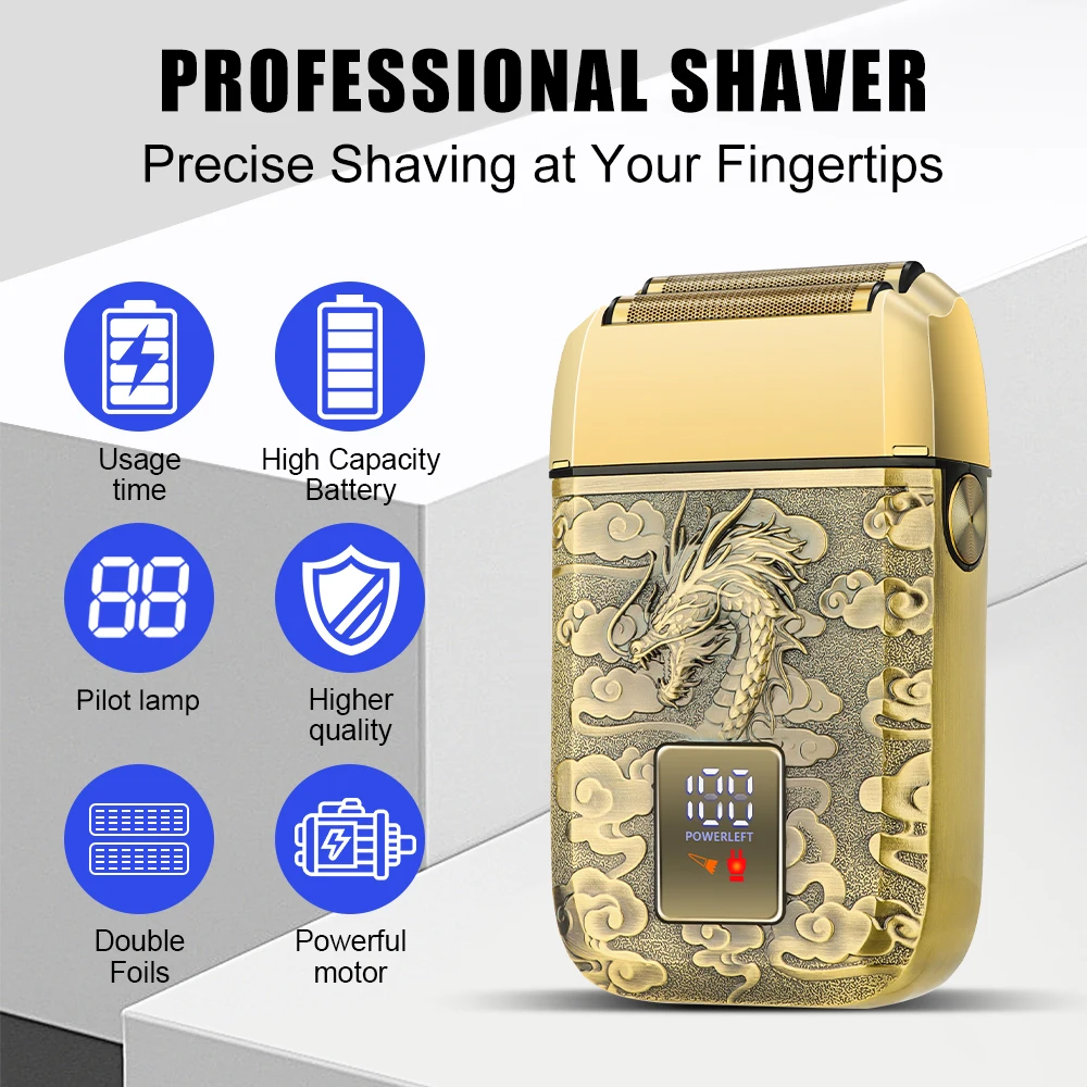 ماكينة حلاقة الشعر شفرات متينة عالية السرعة للسفر إلى المنزل باستخدام ماكينة حلاقة اللحية الكهربائية للرجال قادين قطع الشارب