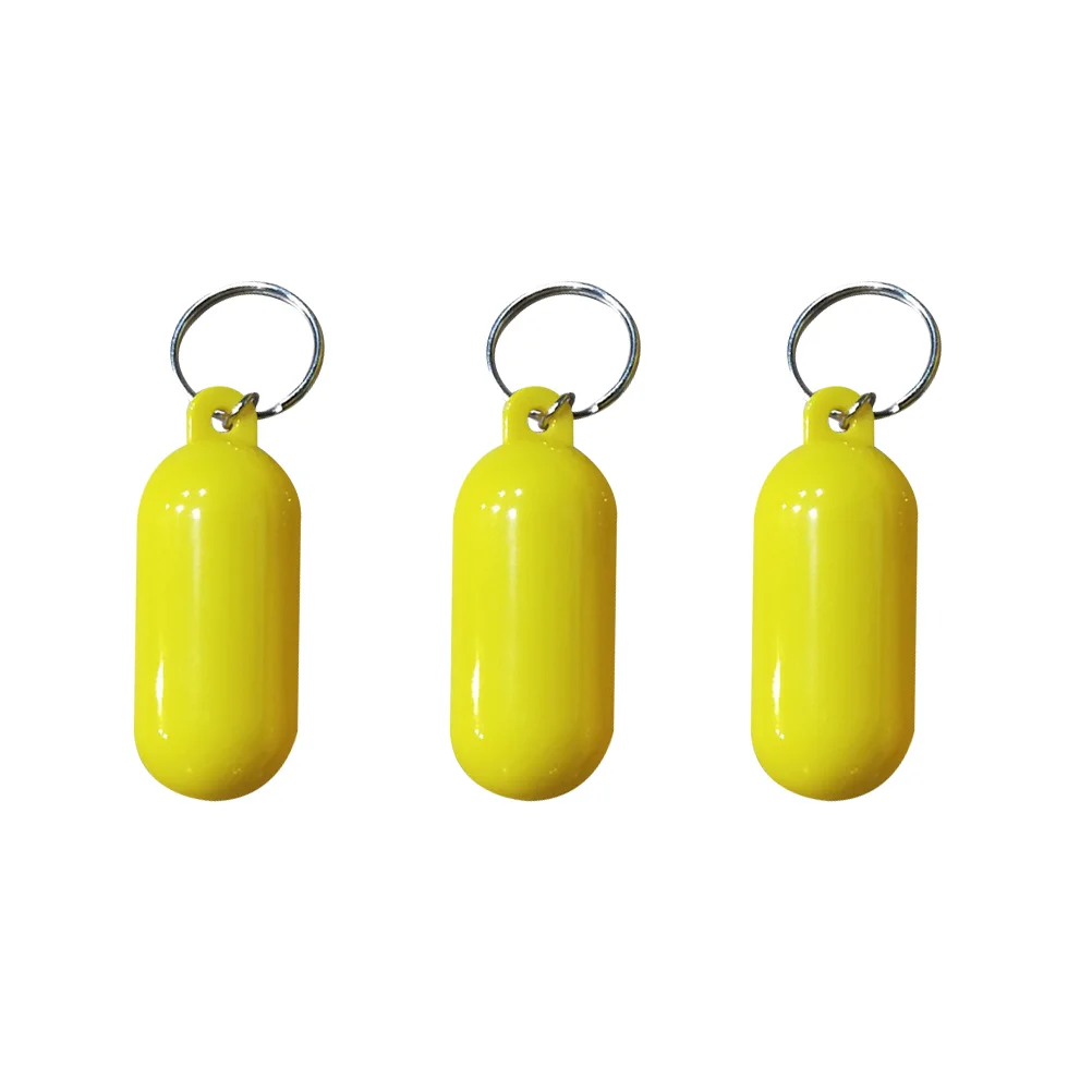 3 Pcs Accessories Keys Buckle Marine Sailing Boat Float Canal Keychain Kayak Keyring Buoyant Holder Floating Key Ring