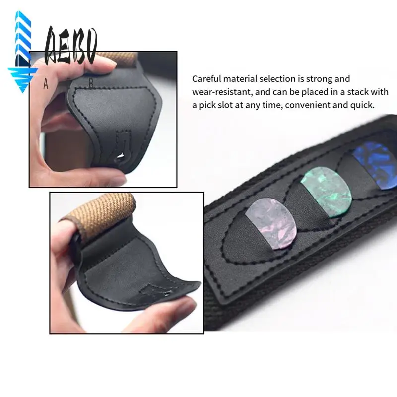 

AEB0-P & P гитарный ремень, мягкий регулируемый ремень для акустической гитары для укулеле, аксессуары для бас-музыкальных инструментов