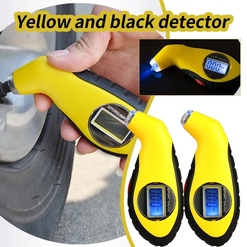 1pcs Automotive Tire Pressure High-precision Tool Pressure Table Detection Test Tire Display Electronic Digital Ti R9y4